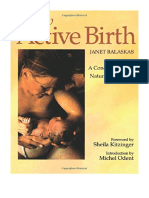 New Active Birth: A Concise Guide To Natural Childbirth - Janet Balaskas