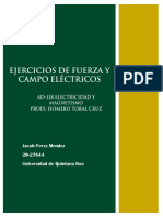 Ejercicios de F Eléctrica y C Eléctrico