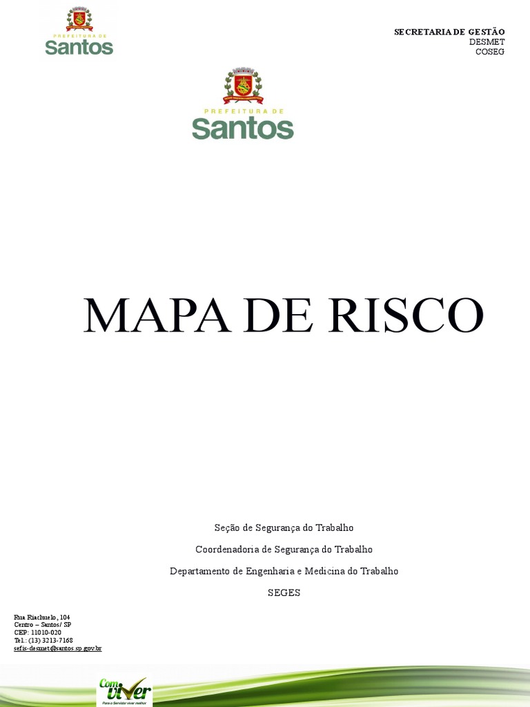 Mapa de Risco | PDF | Radiação | Cor
