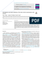 Journal of Applied Developmental Psychology 70 (2020) 101164