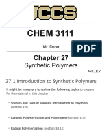 CHEM 3111 CH 27 Lecture Notes