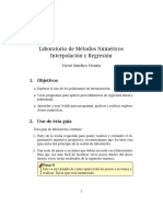 Lab. Met. Numericos - Lab 6.1 (Interpolación y Regresión)