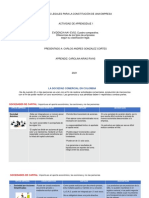 TRÁMITES LEGALES PARA LA CONSTITUCIÓN DE UNA EMPRESA Evidencia Semana 1 CAROLINA ARIAS RIVAS