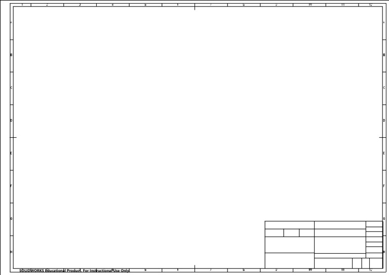 SOLIDWORKS Educational Product. For Instructional Use Only | PDF