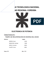 Universidad Tecnologica Nacional Facultad Regional Cordoba: Electronica de Potencia