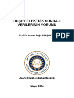 Düşey Elektrik Sondajı Verilerinin Yorumu