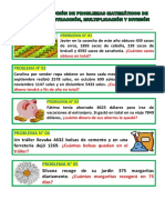 Problemas Suma Resta Multiplicación División