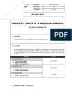 H105 - Instructivo. Separadora Ambiental