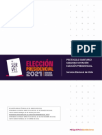 Servel: Protocolo Sanitario Segunda Vuelta Presidencial