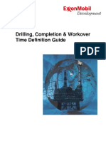 Drilling, Completion & Workover Time Definition Guide