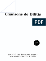 Debussy, C. - Trois Chansons de Billitis
