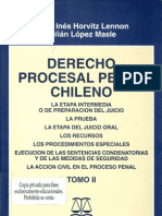 Derecho Procesal Penal Chileno - Tomo II - Horvitz, Maria Ines &amp Lopez, Julian