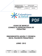 04 Rinosinusitis Aguda y Cronica en El Paciente Pediatrico