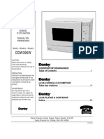 DDW396W: Owner'S Manual Manuel D'Utilisation Manual Del Propietario