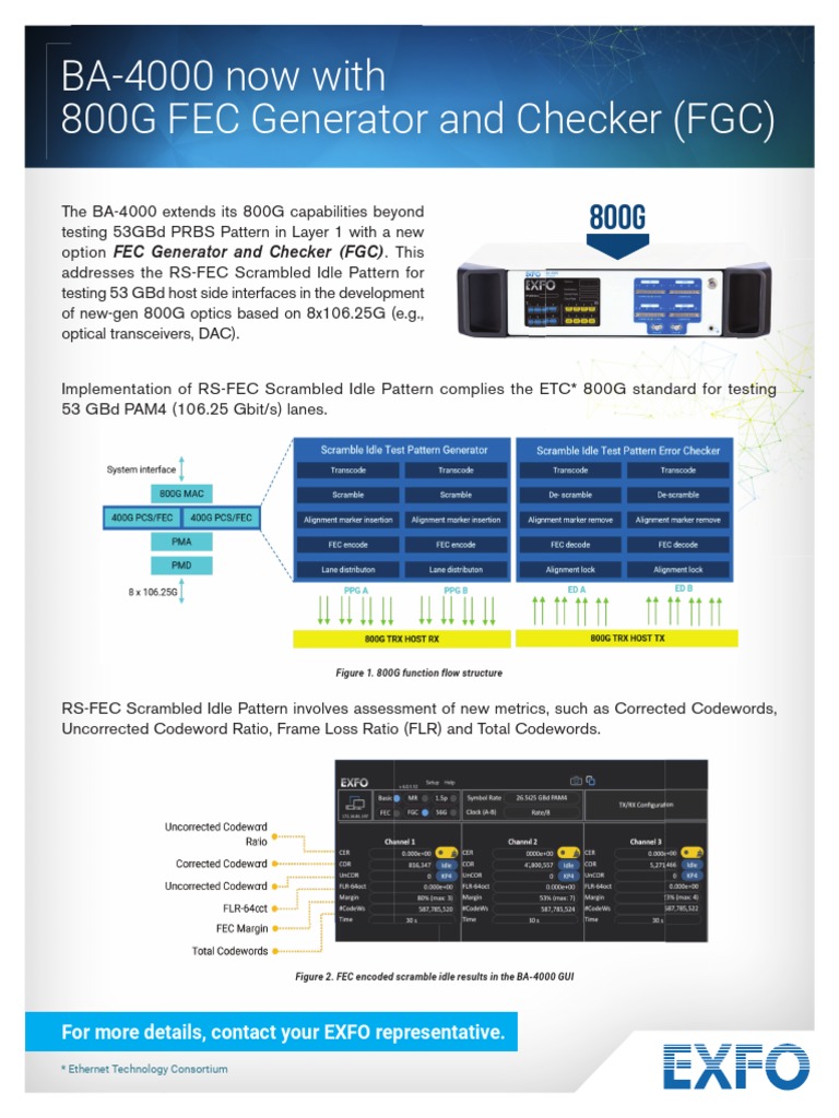 Exfo Flyer FGC Ba 4000 en v1 1 | PDF | Computers | Technology & Engineering