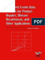 Recurrent Events Data Analysis for Product Repairs Disease Recurrences and Other Applications by Wayne B Nelson Z-liborg
