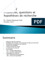 Semaine 2-Oct 2021-REM 610-Problèmes, Questions Et Hypothèses de Recherche- (1)