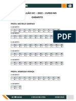 Gabarito - Aulão - Icc 2022