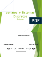 Señales y Sistemas Discretos Tipos de Sistemas