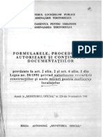 Formularele Procedura Si Continutul Documentatiei 1991