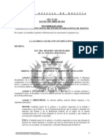 Ley 101 Del Regimen Disciplinario de La Policia Boliviana