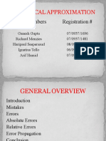 Numerical Approximation: Group Members Registration #