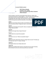 Pertanyaan Sejarah Dan Perkembangan Bahasa Indonesia