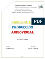 Fases de La Producción Audiovisual
