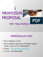 Sukses Menyusun Proposal