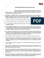 Tabela de Honorários Advocatícios Oab.pe 2021