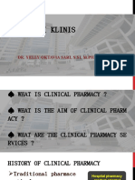 Farmasi Klinis: Dr. Yelly Oktavia Sari, S.Si, M.Pharm, Apt