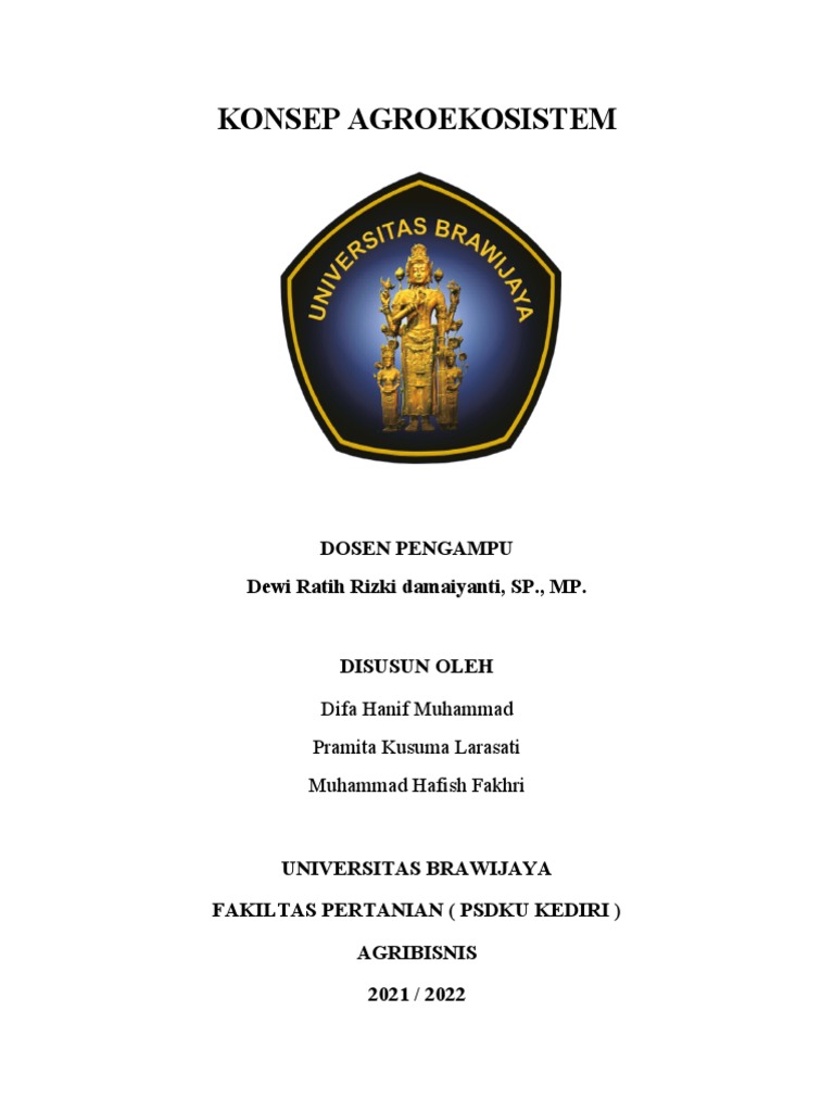 Konsep Agroekosistem Pdf