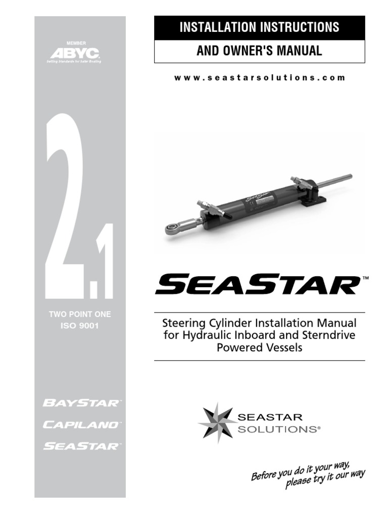 And Owner'S Manual: Installation Instructions | PDF | Rudder | Steering