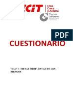 Tema 3 Cuestionario Tema 3-Metas Propuestas en Los Riesgos