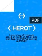 A New Class of Company Based On Health of ALL People That Focus On PEOPLE and Not On Money