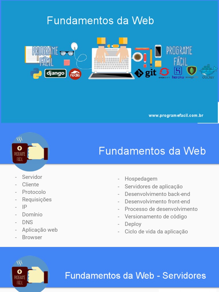 Fundamentos Da Web | PDF | Internet | Sistema de Nomes de Domínio (DNS)