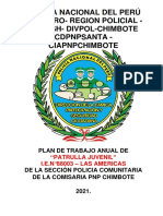 Plan de Trabajo Patrulla Juvenil