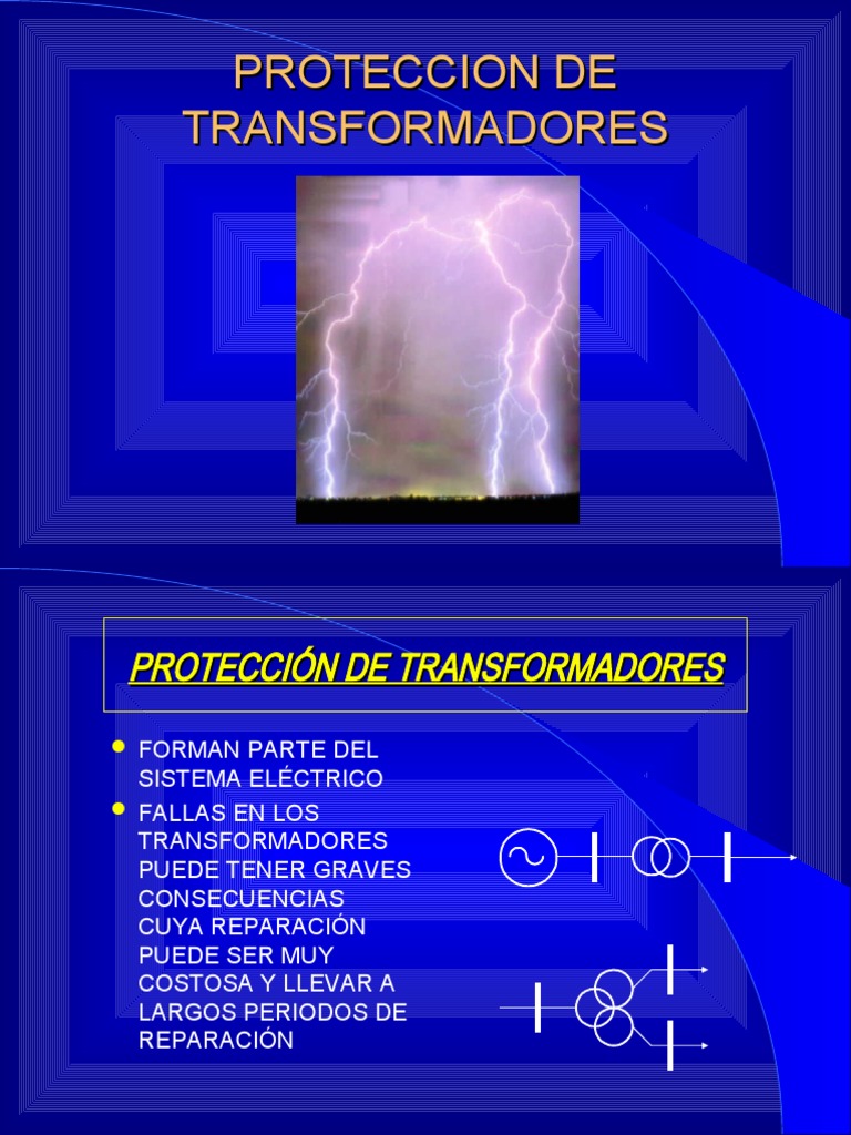 Protección Transformadores | PDF | Transformador | Equipo