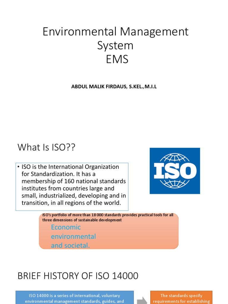 History and Standards of ISO 14000 | PDF | Life Cycle Assessment ...