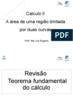 Area de uma regiao limitada por duas curvas