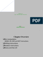 Chapter No 7 Logic, Shift and Rotate Instructions