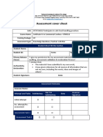 SITXFSA002 Student Assessment Tasks - Updated