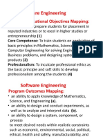 Software Engineering: Program Educational Objectives Mappimg