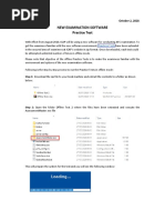 New Examination Software Practice Test