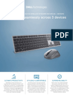 Dell Km7321w Data Sheet Premier Multi Device Wireless Keyboard and Mouse