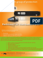 DST1-R: Rackmount AC Distribution Panel