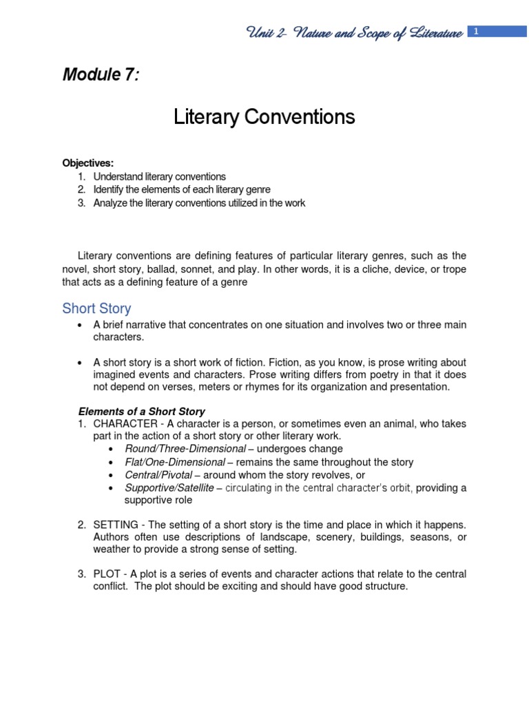 Understanding Literary Genres An Analysis of the Key Elements