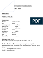 Greenhill Academy Primary Five Term One Comprehension Notes 2017