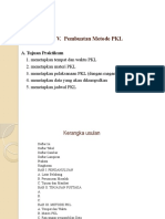 ACARA V. Pembuatan Metode PKL