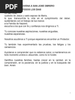 Novena Completa a San José Dormido | PDF | María, madre de Jesús | Oración